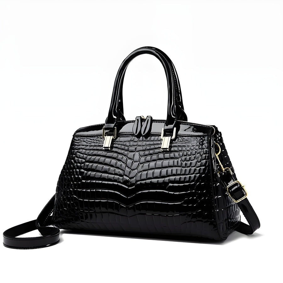 Sac Camila en relief crocodile