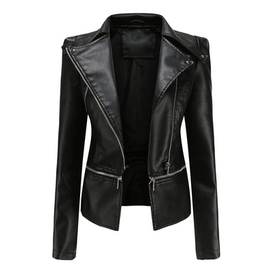 Thalia | Veste motard slim fit pour femme