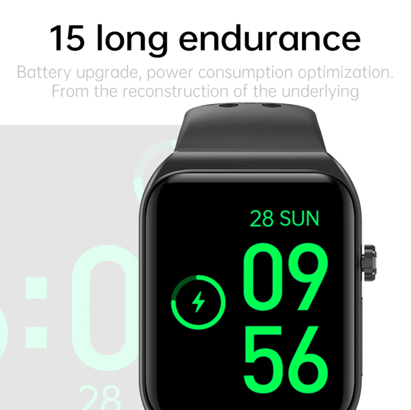 Smartwatch Moniteur de glycémie ECG Fréquence cardiaque Fitness Tracker