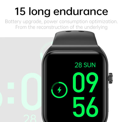 Smartwatch Moniteur de glycémie ECG Fréquence cardiaque Fitness Tracker