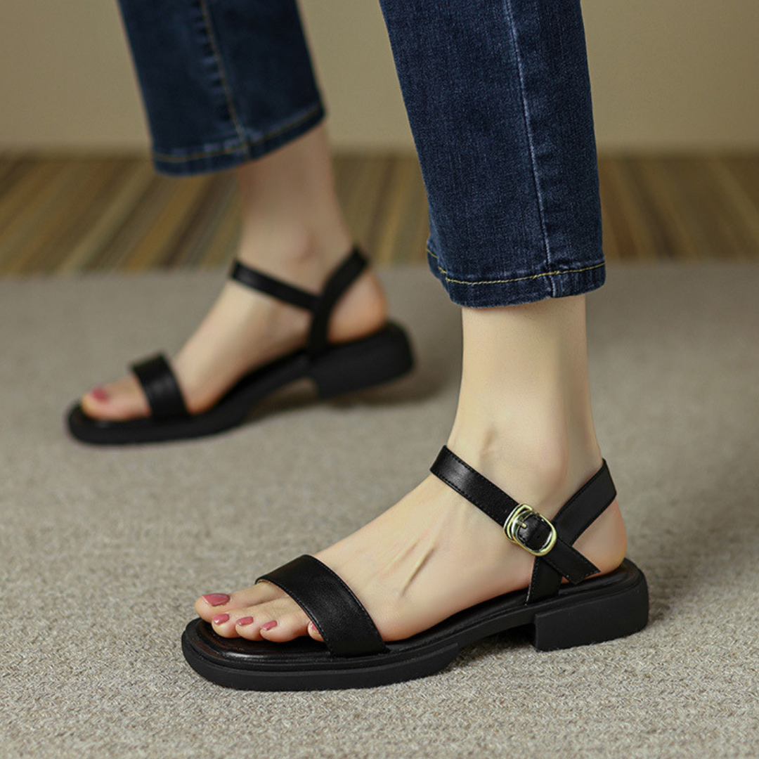 Sandales élégantes à talons subtils pour femmes | Chic