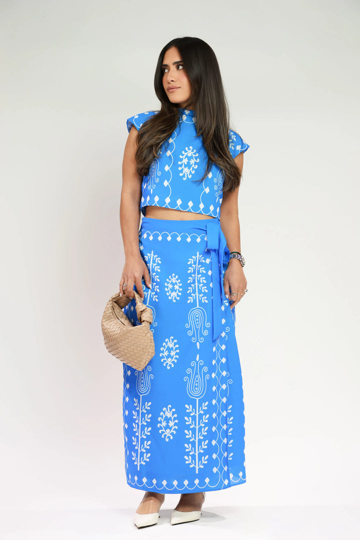 Silvia | Ensemble top et jupe longue