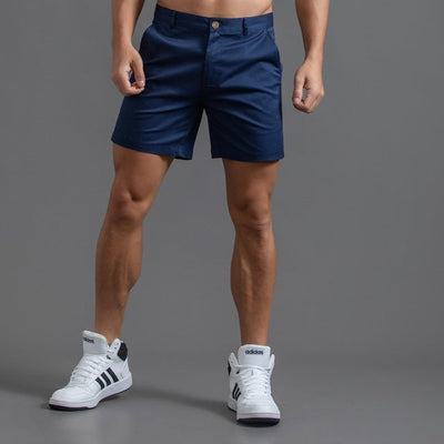 Adrien - Short chino Ajusté, Confortable et Stylé pour un look Décontracté