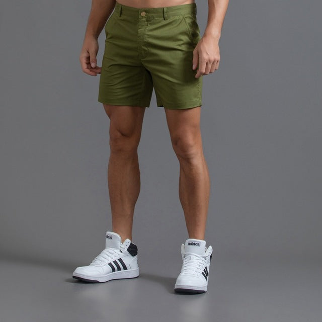 Adrien - Short chino Ajusté, Confortable et Stylé pour un look Décontracté