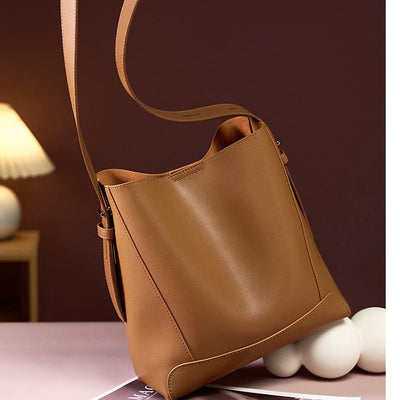 Sac à bandoulière et à l'épaule en cuir véritable grand modèle à sez pour homme