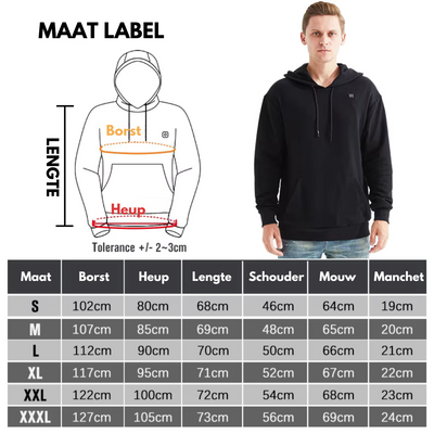 Sweat à capuche stylé pour hommes | Chauffé