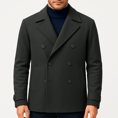 Trench à col hiver pour homme | court