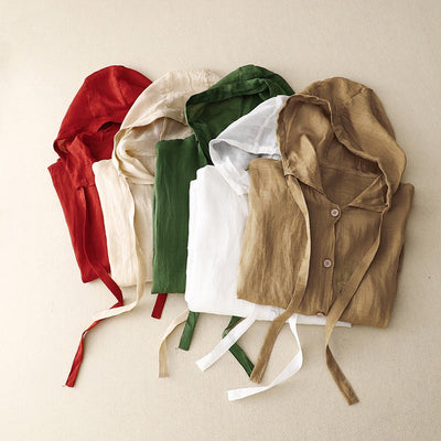 SWEAT À CAPUCHE EN LIN RADA