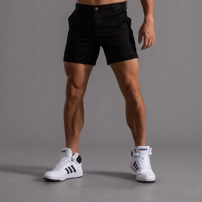Adrien - Short chino Ajusté, Confortable et Stylé pour un look Décontracté