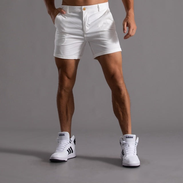 Adrien - Short chino Ajusté, Confortable et Stylé pour un look Décontracté