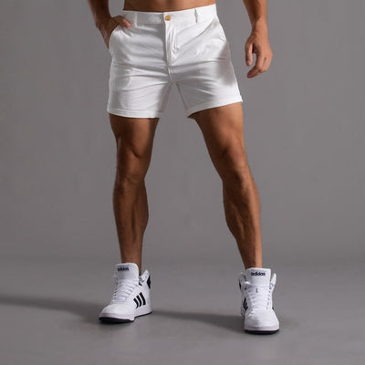 Adrien - Short chino Ajusté, Confortable et Stylé pour un look Décontracté