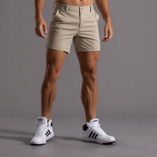 Adrien - Short chino Ajusté, Confortable et Stylé pour un look Décontracté