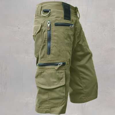 Short Cargo pour Hommes avec Poche Zippée