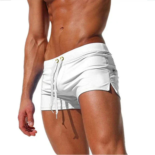 Short de Bain à Taille Ajustable pour Hommes