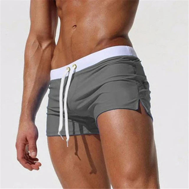 Short de Bain à Taille Ajustable pour Hommes