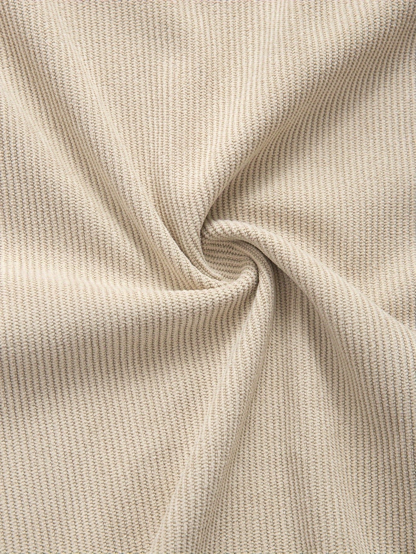 Surchemise Homme en Velours Côtelé à Boutons | Manches Longues