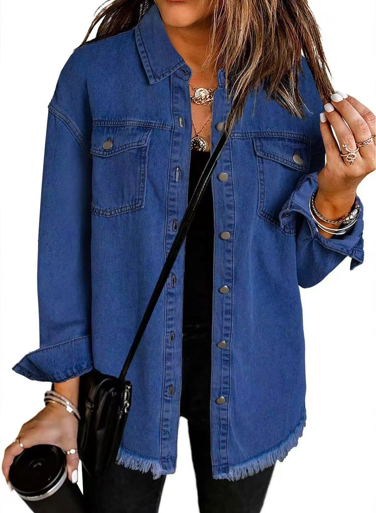 Stefania™ | Veste en Denim au Style Intemporel