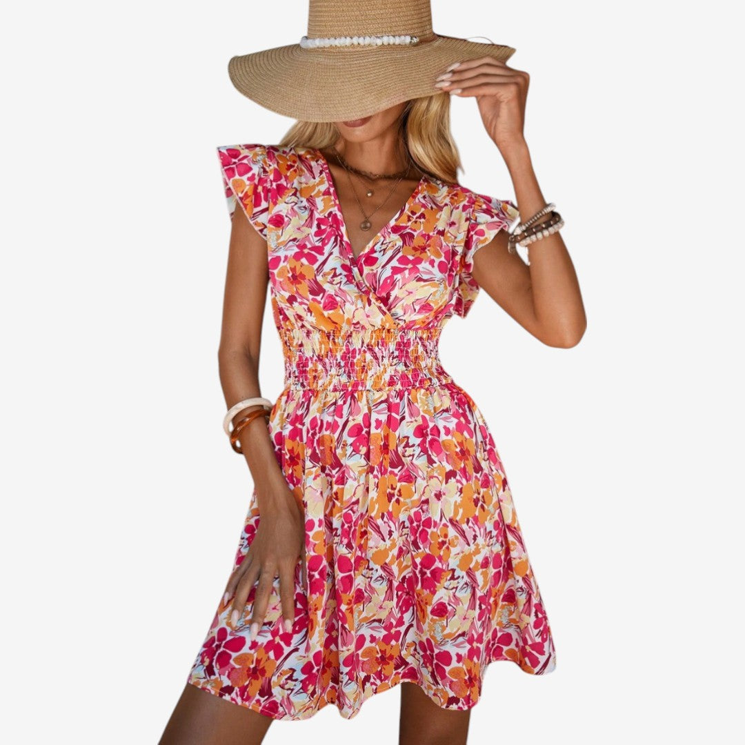 Thaïs™ Robe Évasée Fleurie