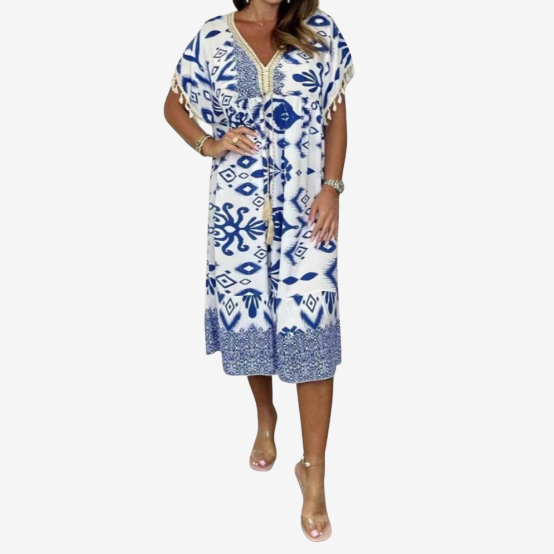 Solina™ Midi Bohème Imprimée