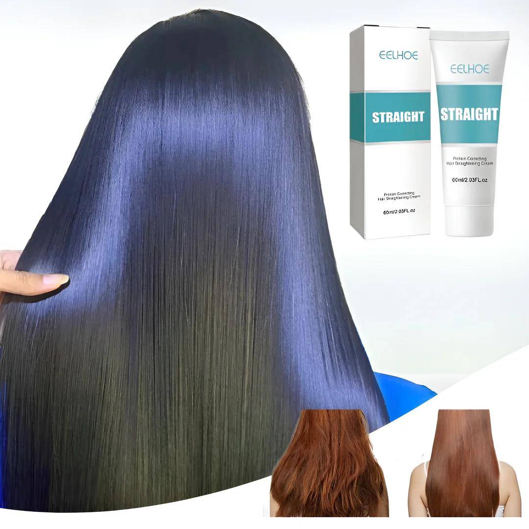 Crème lissante instantanée à la kératine pour les cheveux (1+1 GRATUIT)