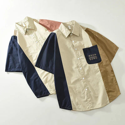 Tariq - Chemise Patchwork - Élégant - Hommes