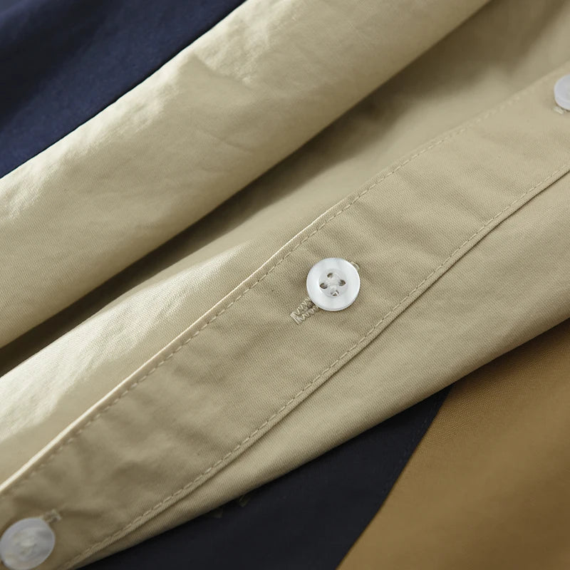 Tariq - Chemise Patchwork - Élégant - Hommes