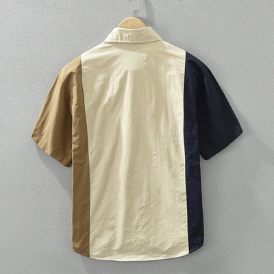 Tariq - Chemise Patchwork - Élégant - Hommes