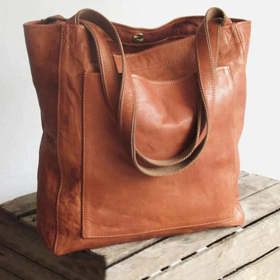 Sac de style vintage de grande capacité avec lanière amovible