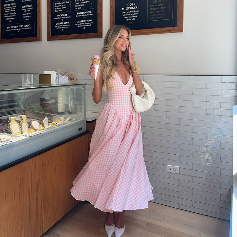 Romina | Robe Mi-Longue Imprimée