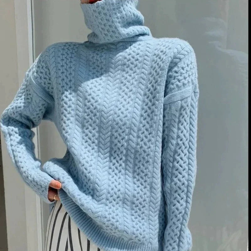 BOUCLÉ COUTURE Pull à col roulé