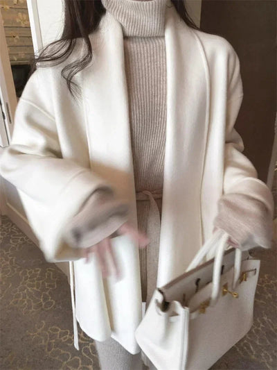 Serenya™ | Manteau en laine et cachemire fabriqué à la main