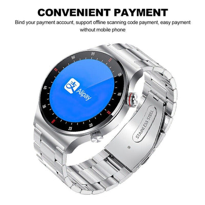 Smartwatch Santé Moniteur de fréquence cardiaque ECG Traceur de tension artérielle Fitness