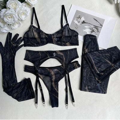 Serena™ | Ensemble de lingerie Élégant en Lin