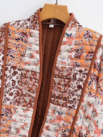 Sophie Paris I Manteau ample imprimé floral