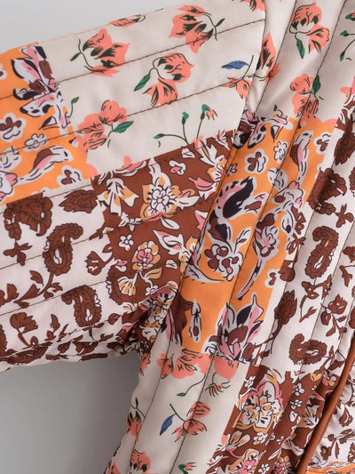 Sophie Paris I Manteau ample imprimé floral