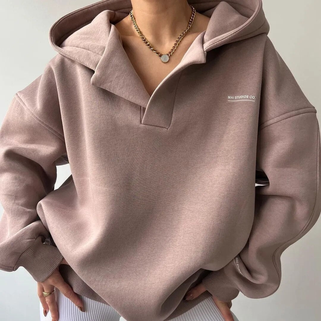 Sweat à Capuche Femme Coupe Décontractée Chaud pour l’Hiver | Confort Casual