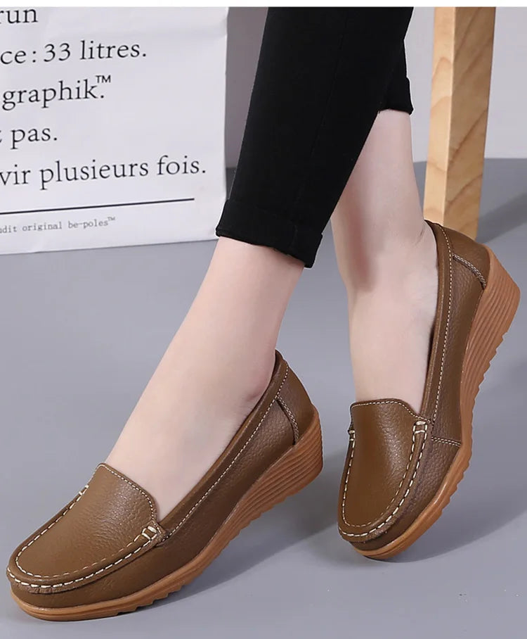 Sophie Paris® I Chaussures de Bureau Confortables avec Semelle Compensée