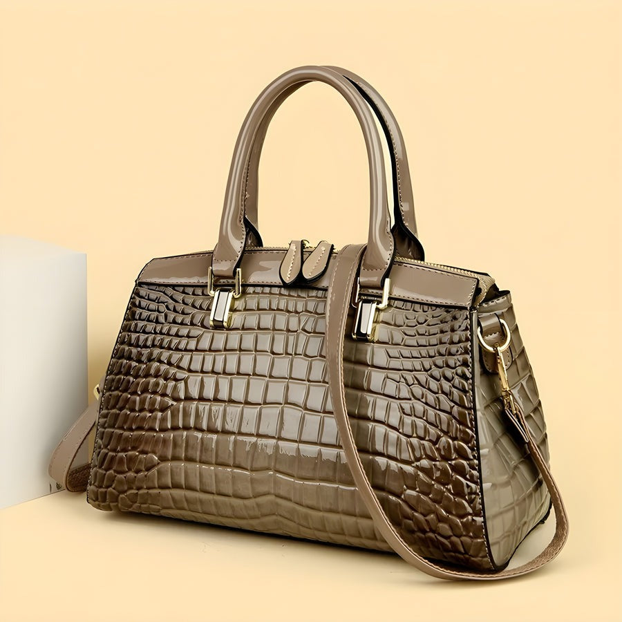 Sac Camila en relief crocodile
