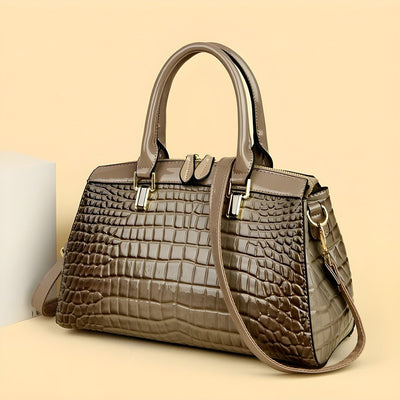 Sac Camila en relief crocodile