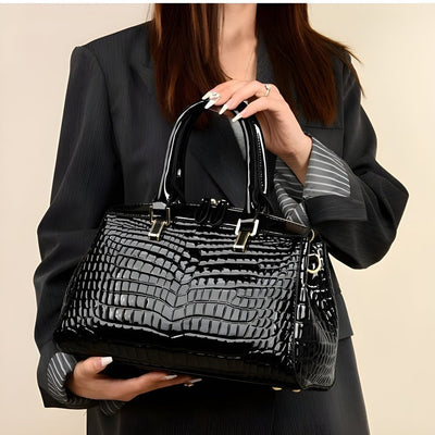 Sac Camila en relief crocodile