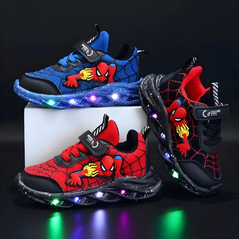 Spider Kicks™ – Chaussures LED pour Enfants aux Superpouvoirs