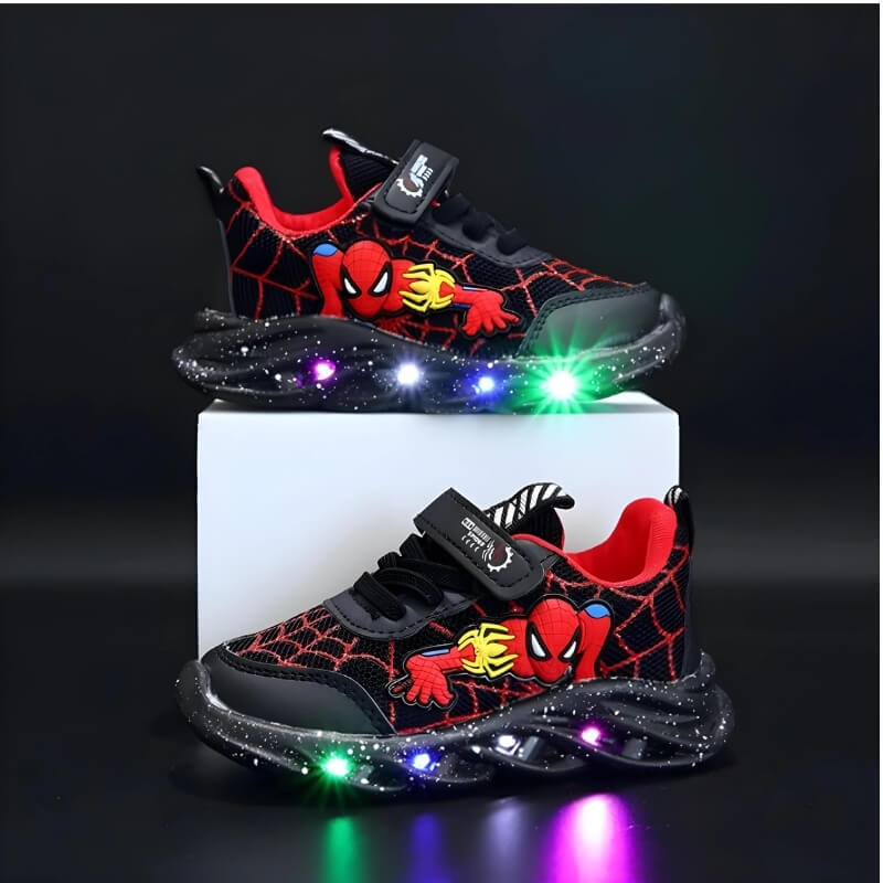 Spider Kicks™ – Chaussures LED pour Enfants aux Superpouvoirs