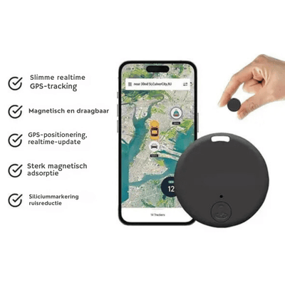 TrackMate Mini GPS Tracker - Localisateur de voiture et de clés puissant