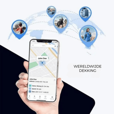 TrackMate Mini GPS Tracker - Localisateur de voiture et de clés puissant