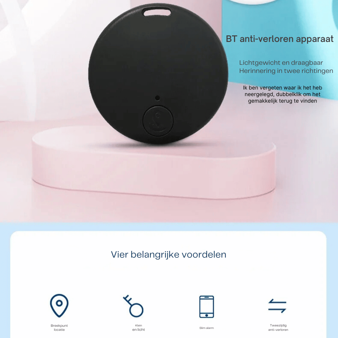 TrackMate Mini GPS Tracker - Localisateur de voiture et de clés puissant