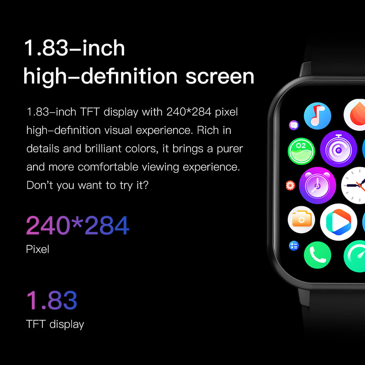 Smartwatch Pro Unisexe (avec application) - Pour tous les âges