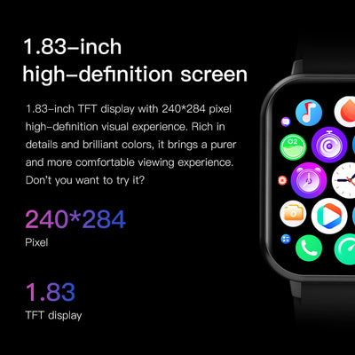 Smartwatch Pro Unisexe (avec application) - Pour tous les âges