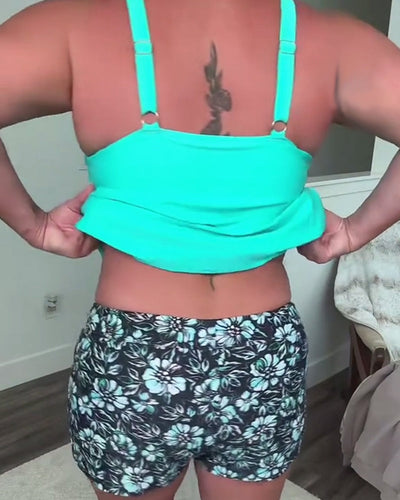 Tankini Débardeur Plage Boxershort Deux Pièces