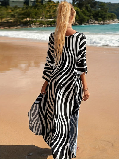 Robe maxi en bambou pour complexe tropical