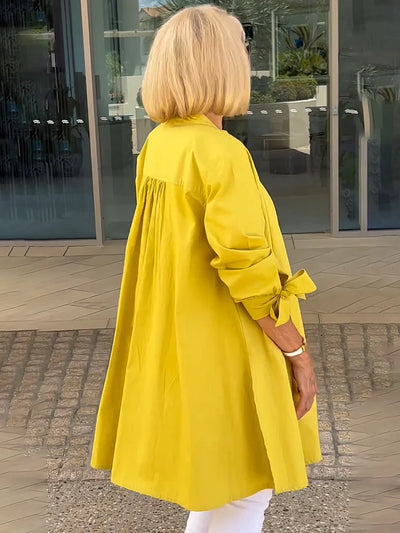 Tina™ | Veste Chemise Évasée en Coton